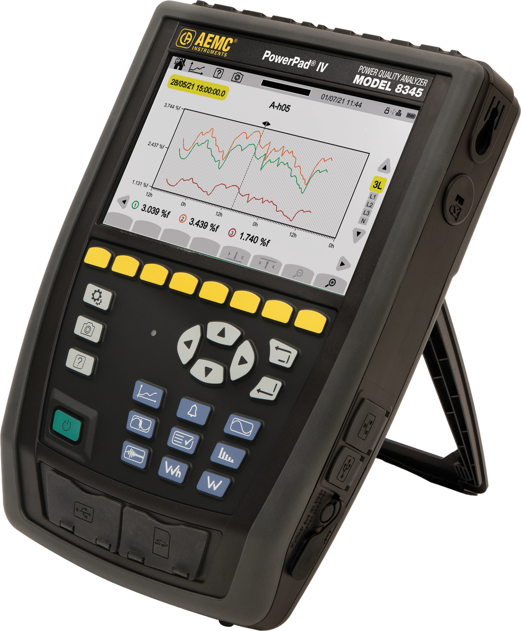 AEMC 8345 PowerPad IV Power Quality Analyzer