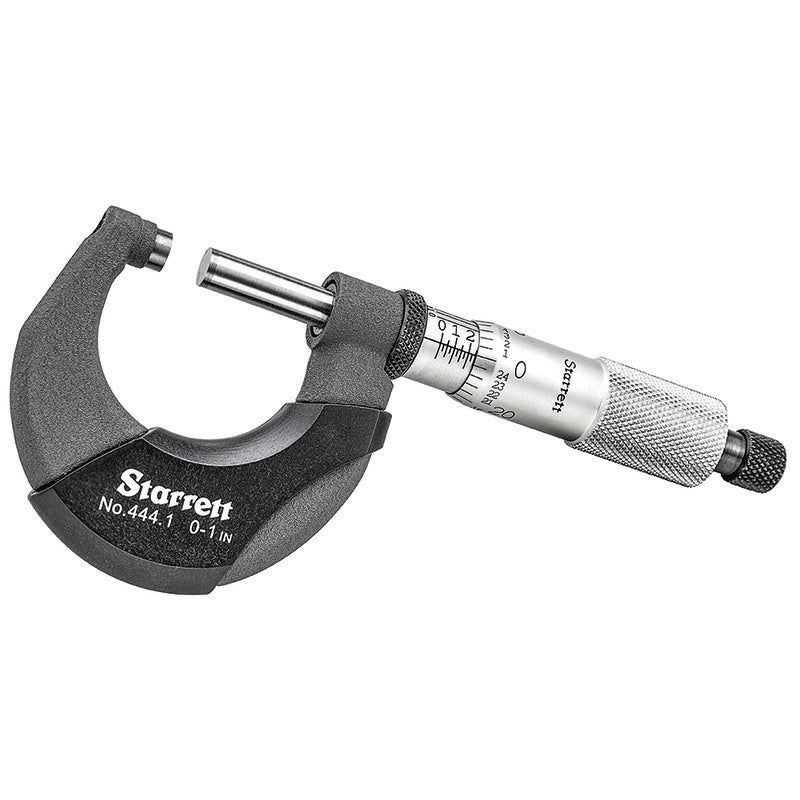 Starrett T444.1XRL-1 Outside Micrometer 0-1"
