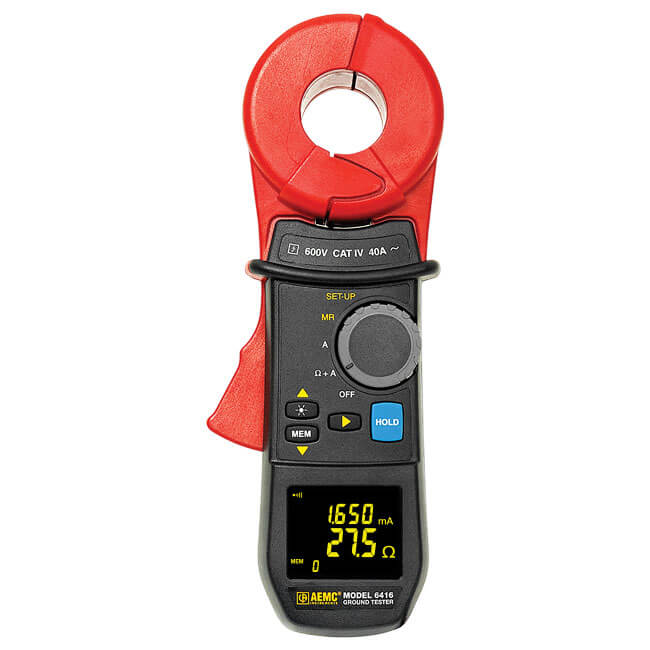 AEMC 6416 Clamp-On Ground Resistance Tester, 1500Ω