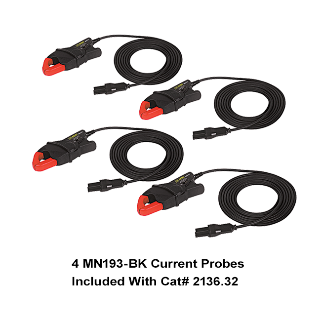 AEMC 8336 PowerPad III Power Quality Analyzer with AmpFlex Sensors, 24"