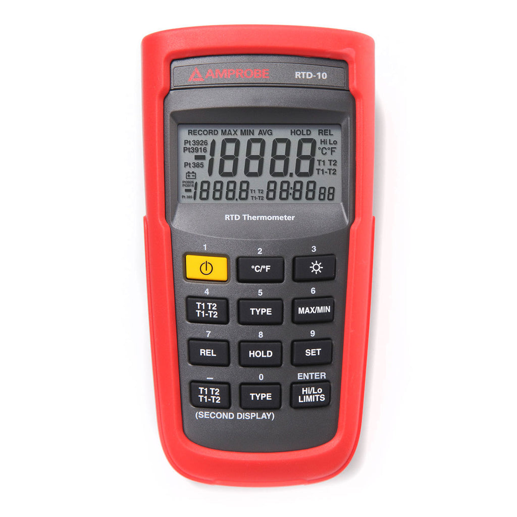 Amprobe RTD-10 Dual Input Digital RTD Thermometer