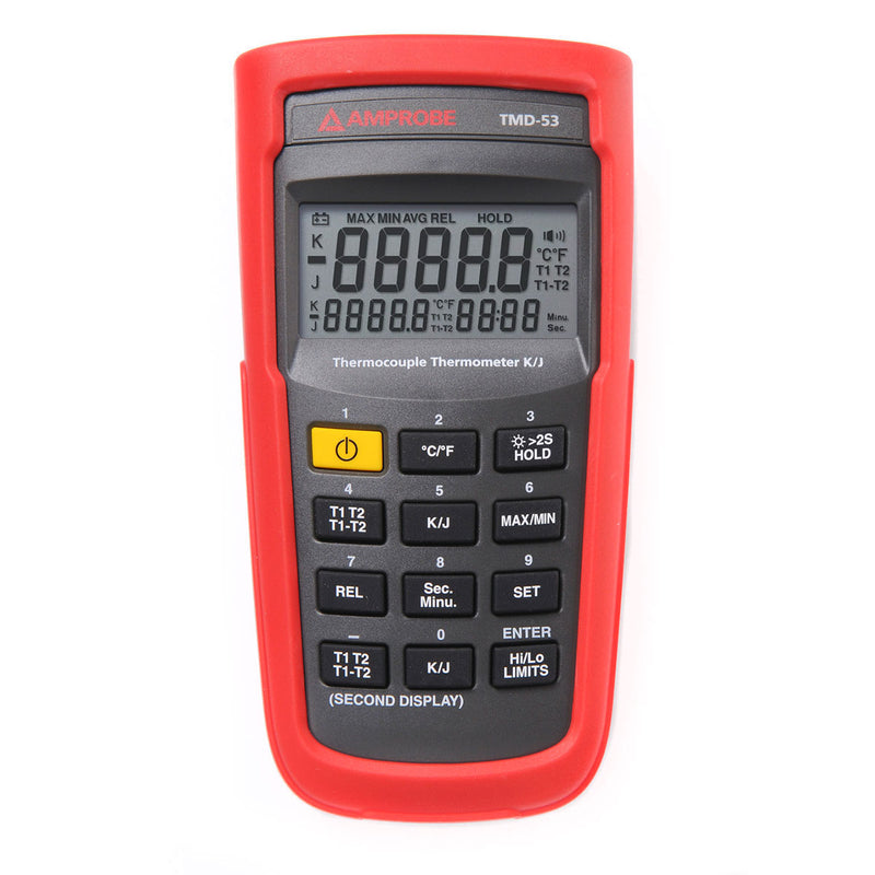 Amprobe TMD-53 Thermocouple Thermometer K/J-Type