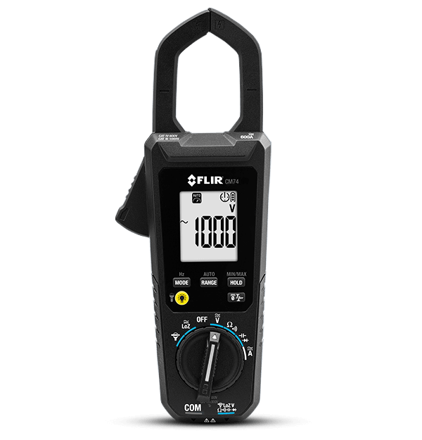 Flir CM74 True-RMS AC/DC Clamp Meter