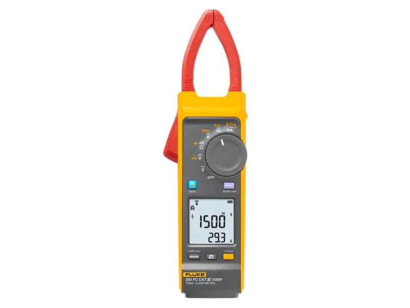 Fluke 393 FC CAT III True RMS Wireless Clamp Meter with iFlex, 1500 V