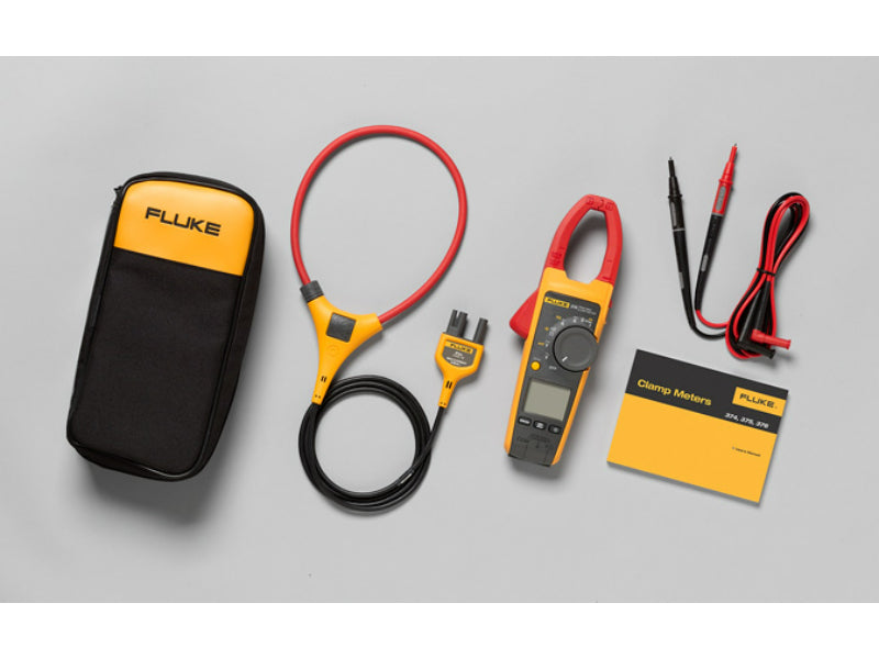 Fluke 376 True-RMS AC/DC Clamp Meter, No Fluke Connect