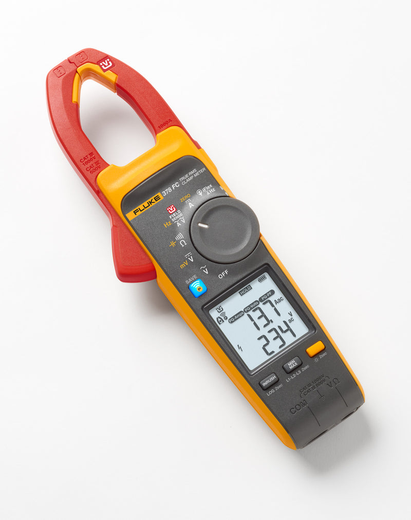 Fluke 378FC Non-Contact True RMS AC/DC Clamp Meter w/ Power Quality Indicator
