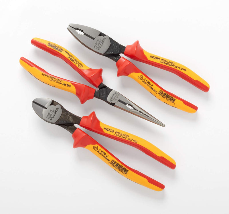 Fluke IKPL3 Insulated Pliers Kit, Set of 3, 1000V