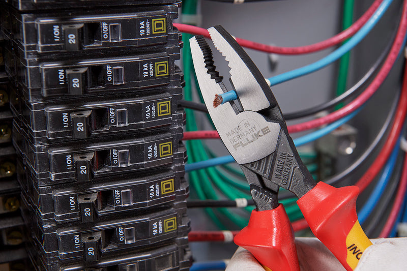 Fluke INCP8 Insulated Heavy Duty Linesman Combination Pliers, 1000V