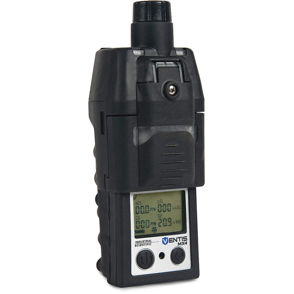 Industrial Scientific Ventis Multi-Gas Detector-LEL,CO,H2S,O2, Ext. Li-ion, Pump w/ Conv. Kit (VTS-K1232120101)