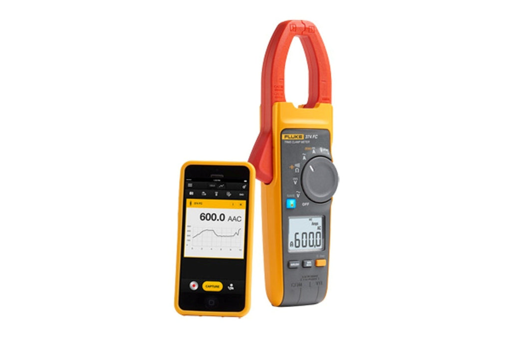 Fluke 374FC True-RMS AC/DC Clamp Meter