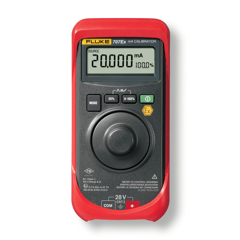 Fluke 707Ex Intrinsically Safe mA Loop Calibrator
