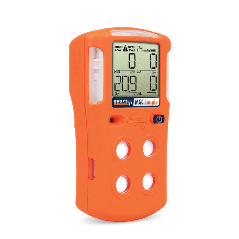Gas Clip MGC-S Simple 4-Head Gas Monitor