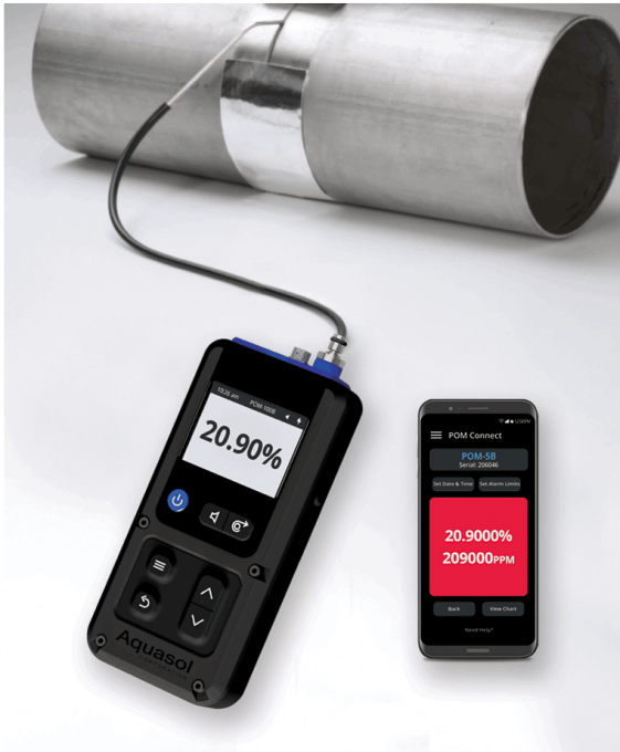 Aquasol POM-100B Oxygen Monitor