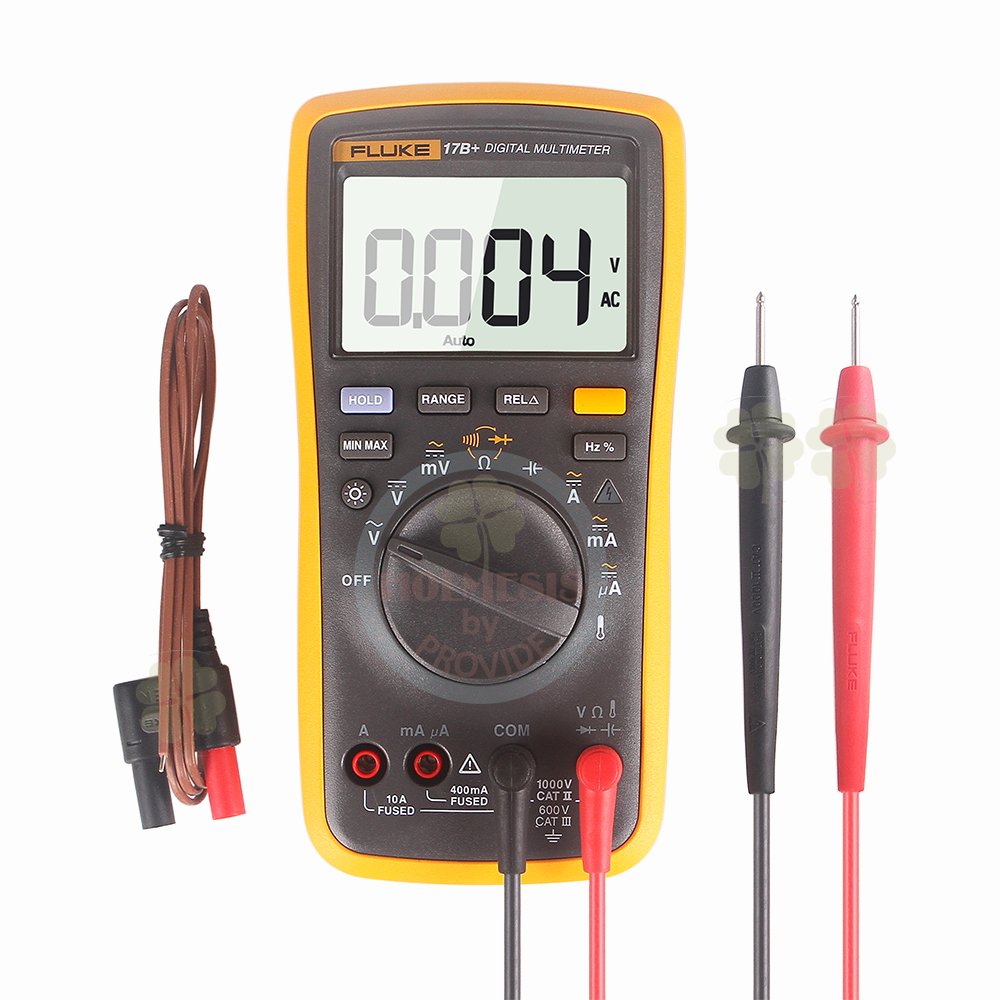 Fluke 17B+ Digital Multimeter with Temperature (Average Responding)