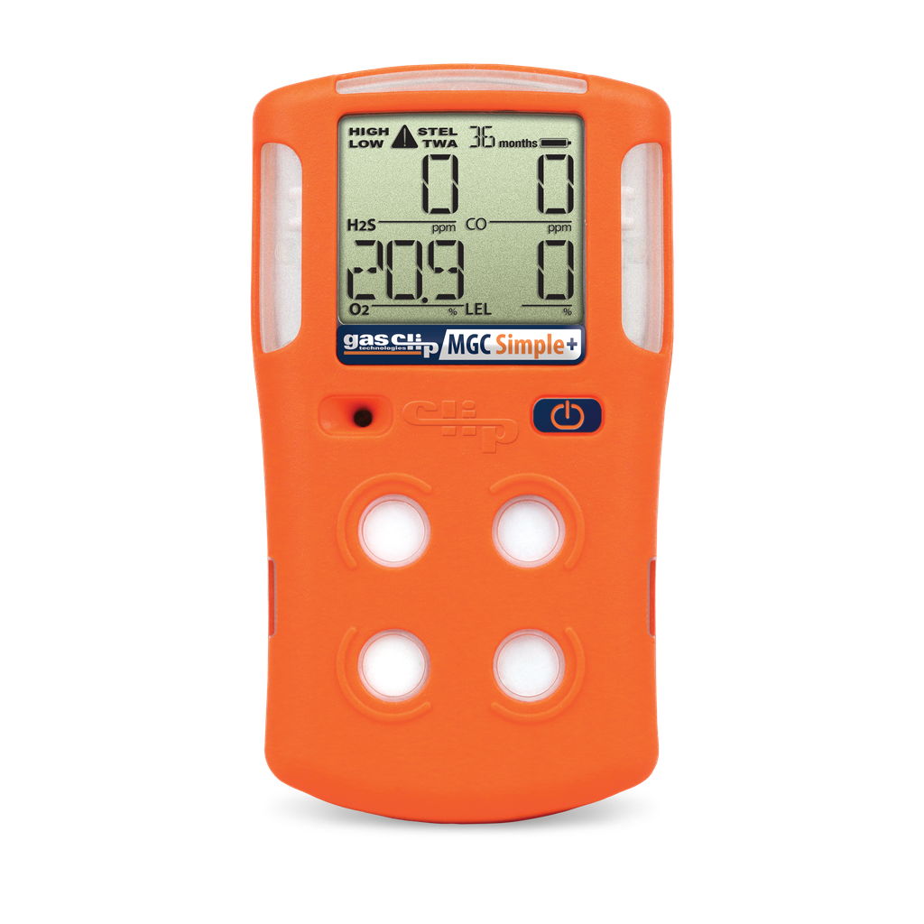 Gas Clip MGC-S-PLUS Simple Plus 4-Head Gas Monitor