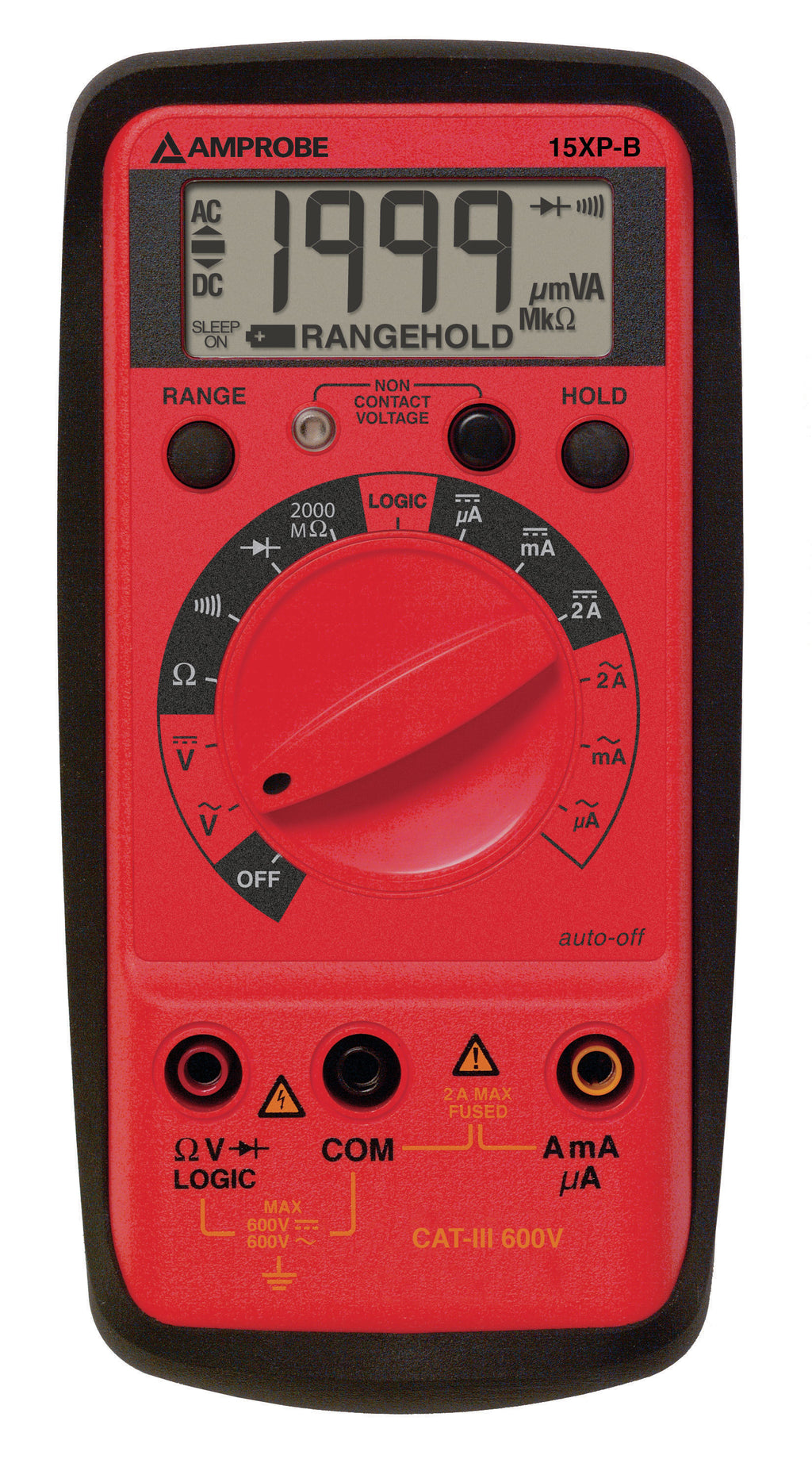 Amprobe 15XP-B Digital Multimeter VolTect™ Non-Contact Voltage Detection