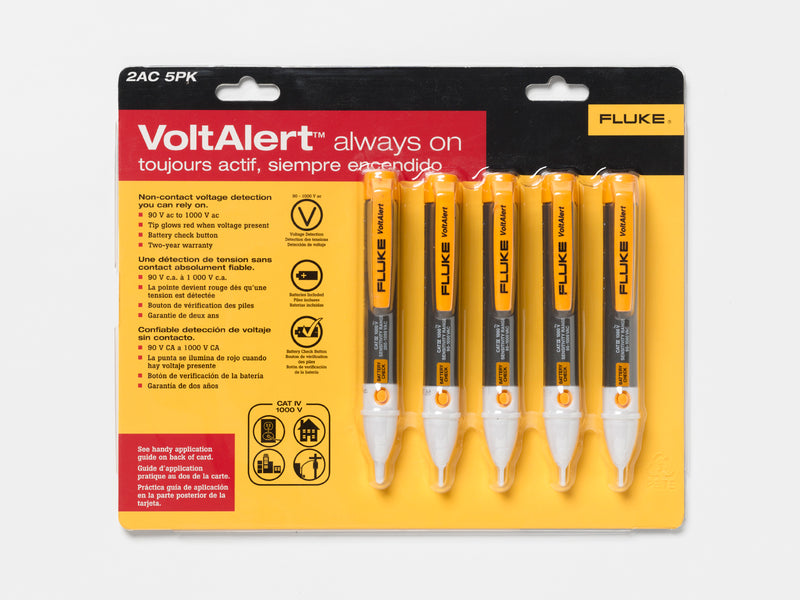 Fluke 2AC VoltAlert™ Voltage Detector 5 Pack