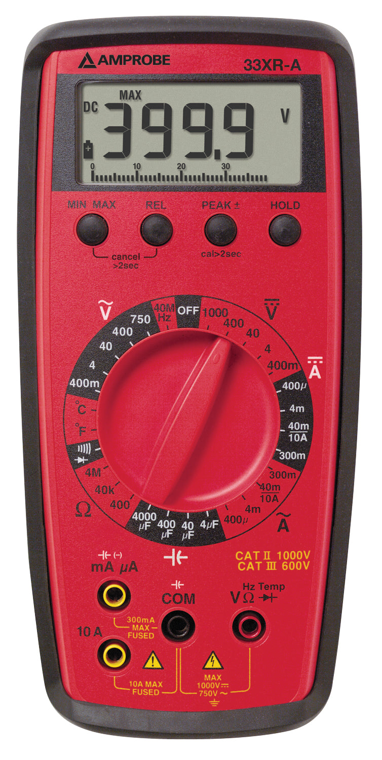 Amprobe 30XR-A Auto Ranging Digital Multimeter with VolTect™ Non-Contact Voltage Detection