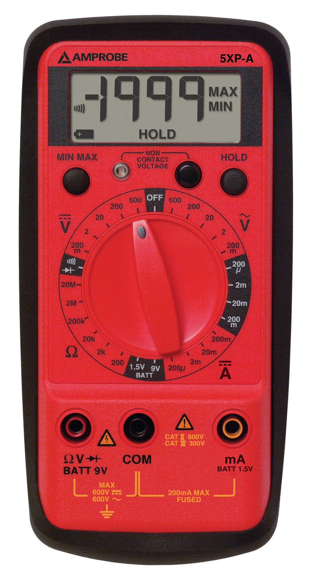 Amprobe 5XP-A AC/DC Compact Digital Multimeter with VolTect™