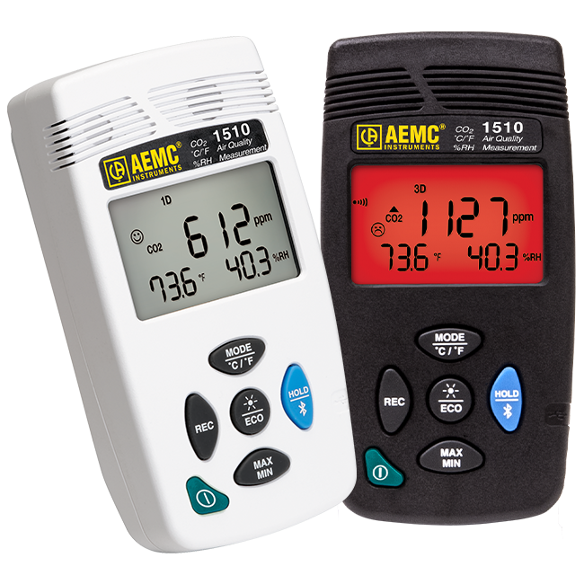 AEMC 1510 Indoor Air Quality Monitor/Data Logger, Gray