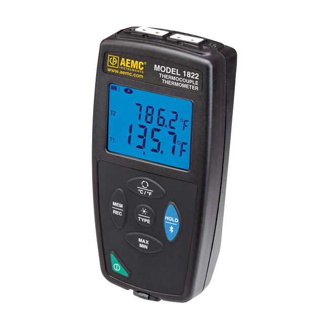 AEMC 1822 Thermocouple Thermometer Datalogger (Dual Channel)