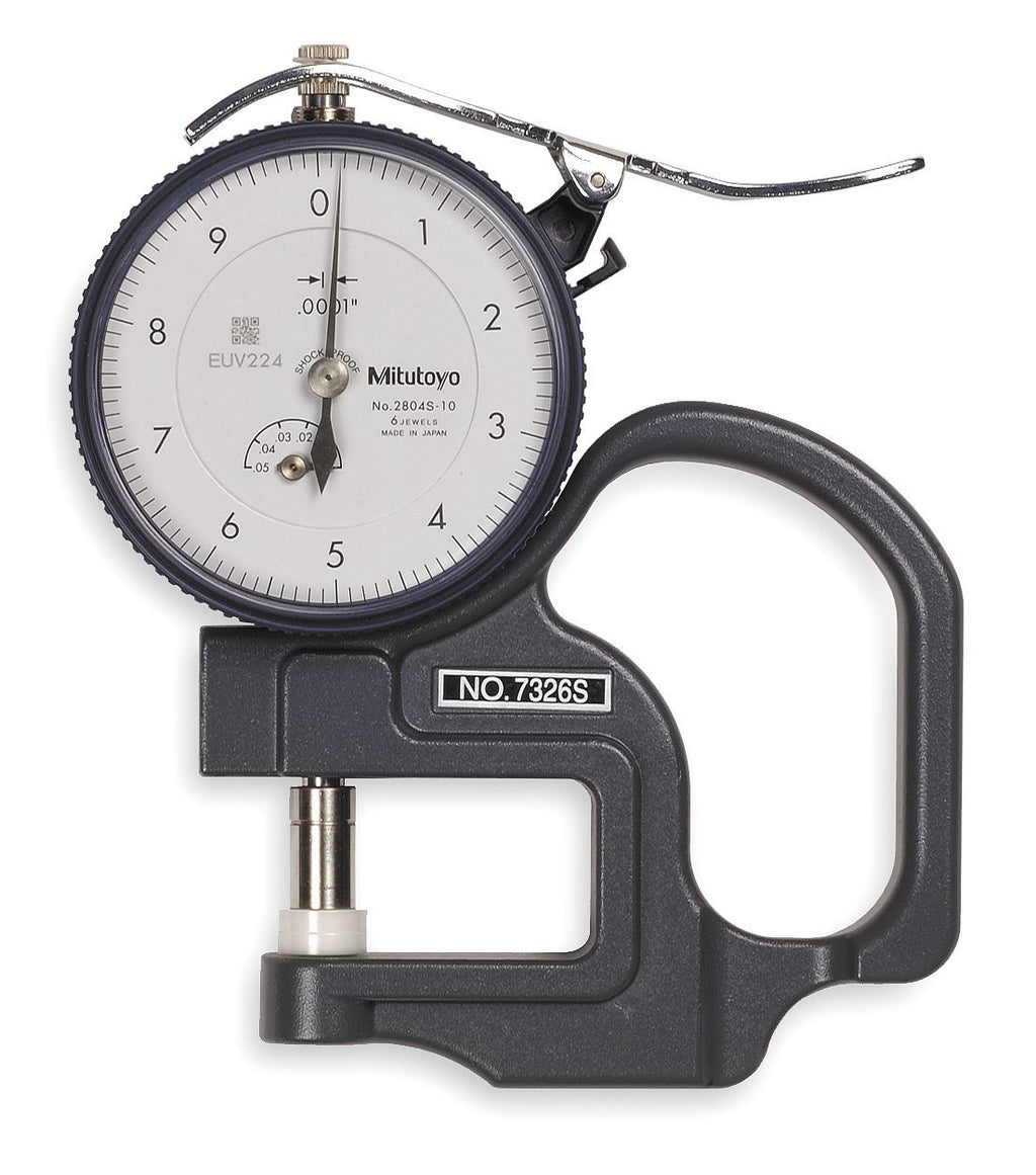 Testex Dial Indicator Thickness Gauge (Inch)