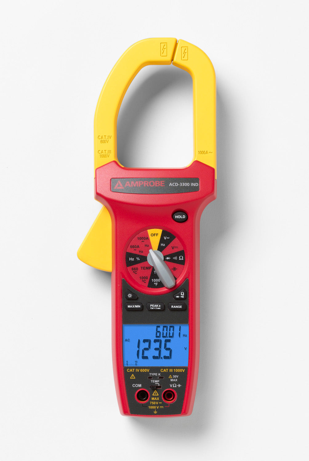 Amprobe ACD-3300 IND CAT IV True-rms Clamp Meter with Temperature