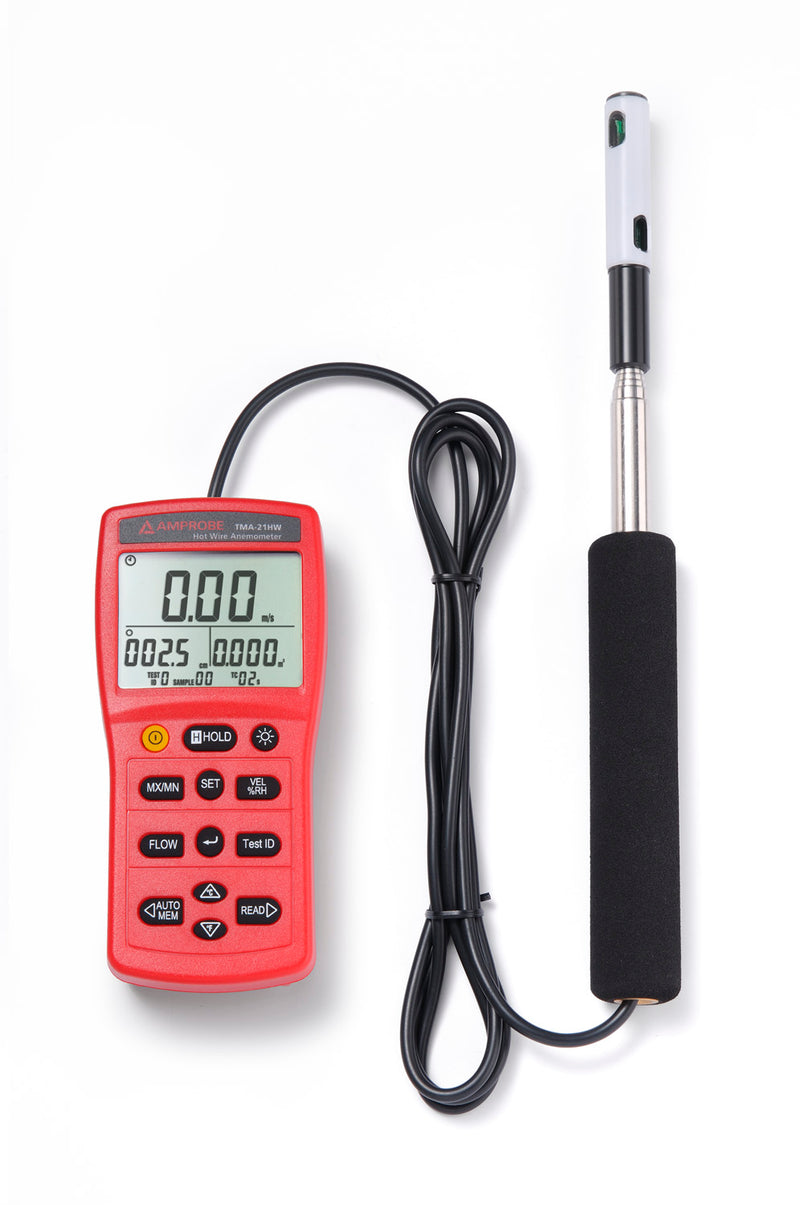 Amprobe TMA-21HW Hotwire Anemometer with Temperature